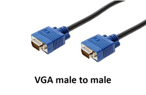 VGA Kabel Stecker auf Stecker